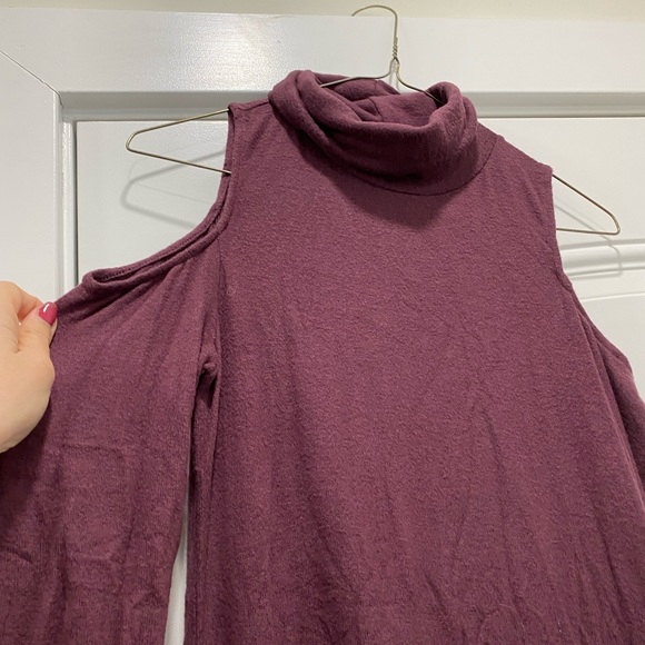 Junior’s American Eagle Turtle Neck Dress; Size M; Purple; NWT NEVER WORN - Picture 3 of 7